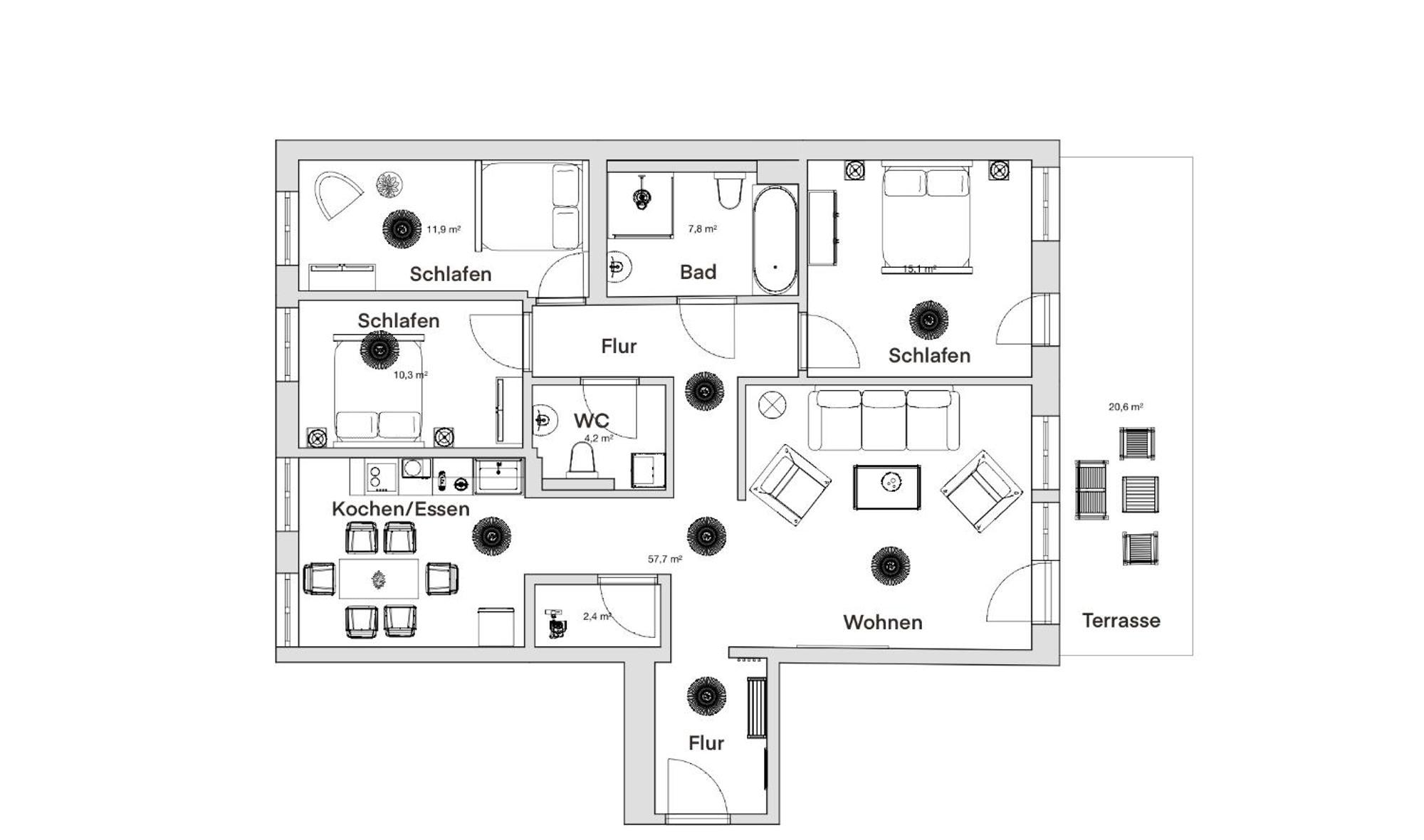 Pineapple Apartments Dresden Altstadt I - 117 Qm - 1X Free Parking Exterior photo